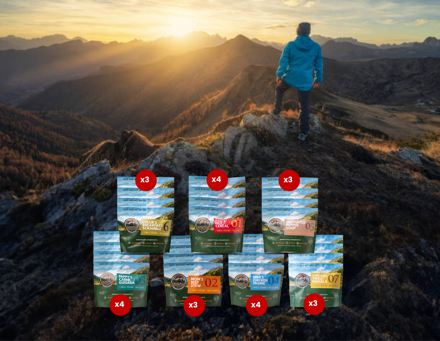 7-Day Solo Adventurer Meal Kit