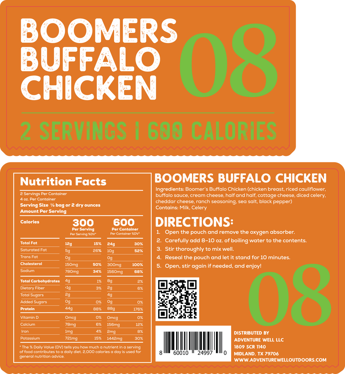 Boomers Buffalo Chicken