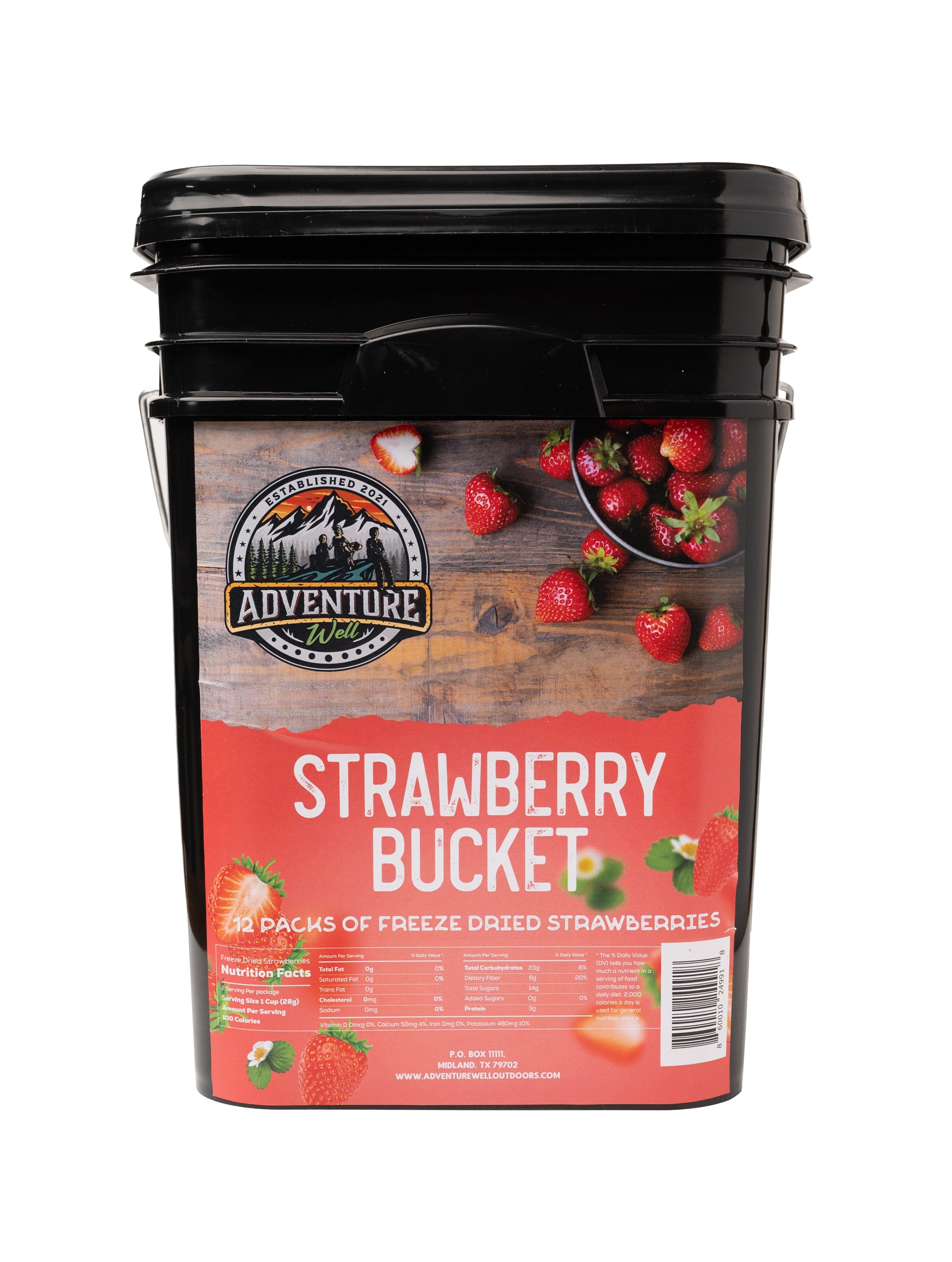 Strawberry bucket - Adventure Well