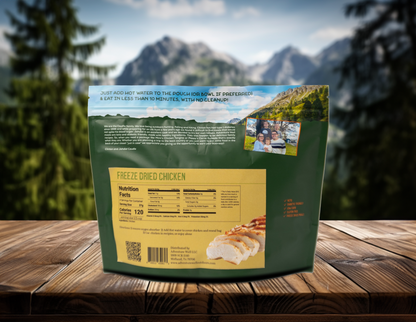 Freeze Dried Chicken Pouch - Backpack Essentials – Adventure Well Freeze Dried Chicken Pouch - Backpack Essentials – Adventure Well