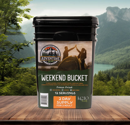 Weekend Bucket - Freeze-Dried Backpack Meals – Adventure Well Weekend Bucket - Freeze-Dried Backpack Meals – Adventure Well