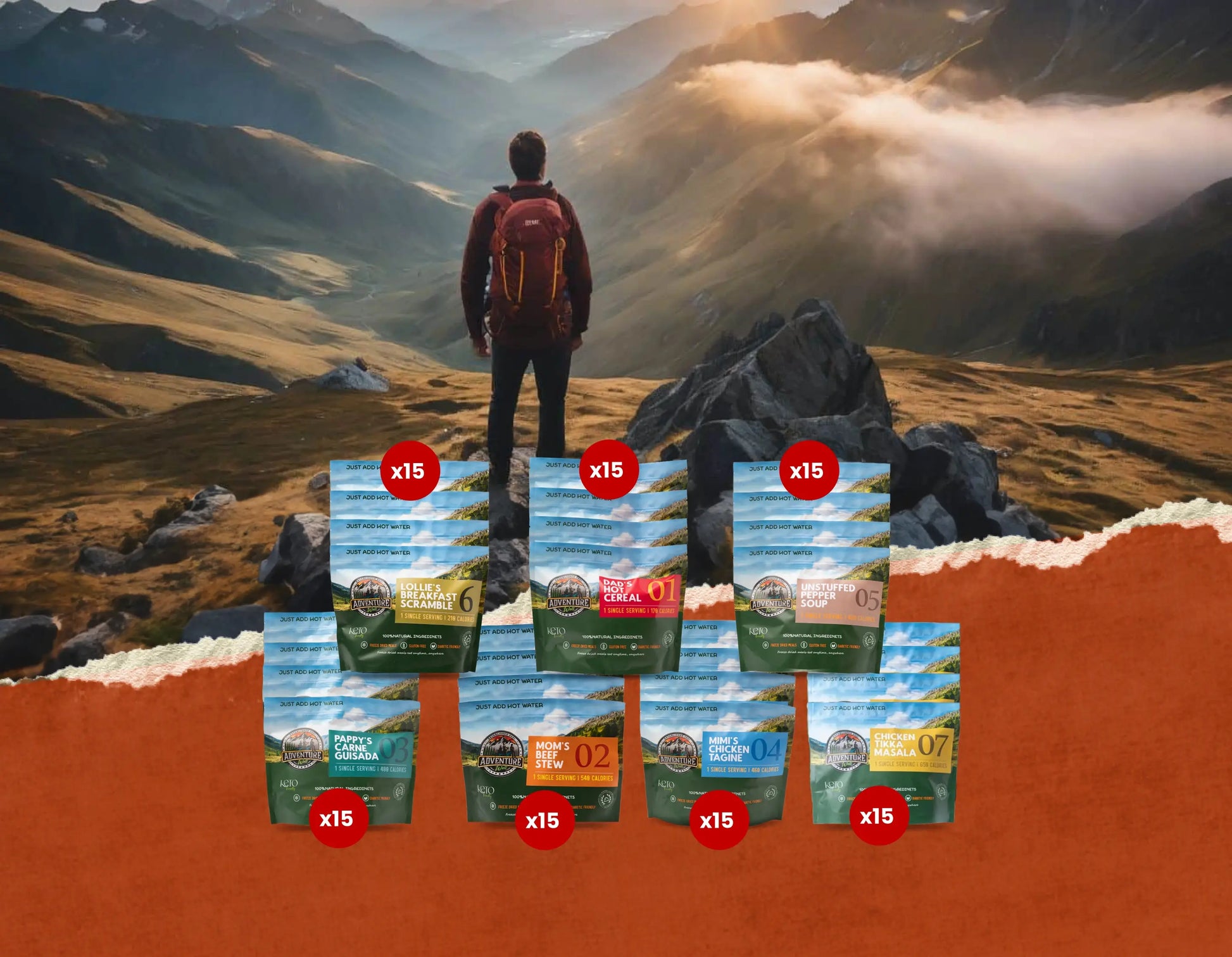 30-Day Emergency Meal Kit - Adventure Well Outdoors 30-Day Emergency Meal Kit - Adventure Well Outdoors